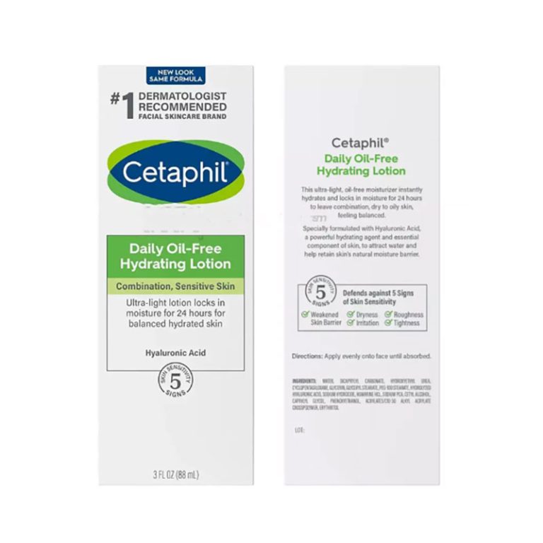Cetaphil Daily Oil Free Hydrating Lotion Combination Sensitive Skin - 88ml