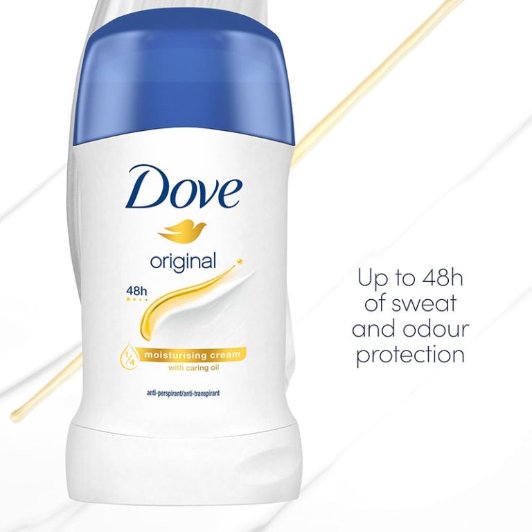Dove Original Anti-Perspirant Deodorant ¼ moisturising cream with 100% natural caring oil Stick for 48-hour odour protection 40 ml
