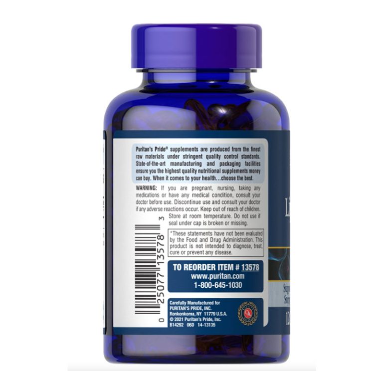 Puritan’s Pride Alpha Lipoic Acid 300 mg - 120 Softgels