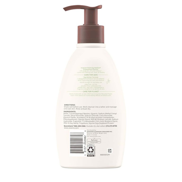 Aveeno Positively Radiant Brightening Facial Cleanser - 325ml