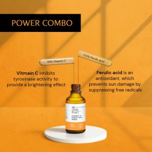 Deconstruct Vitamin C Serum For Face - 10% Vitamin C + 0.5 % Ferulic Acid - 30ml