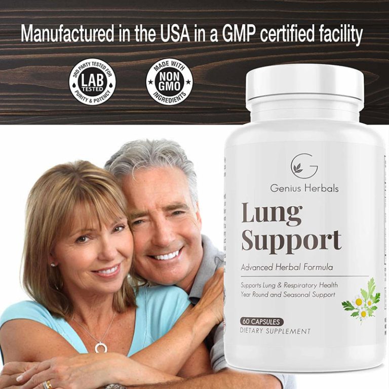 Genius Herbals Lung Support - 60 Capsules