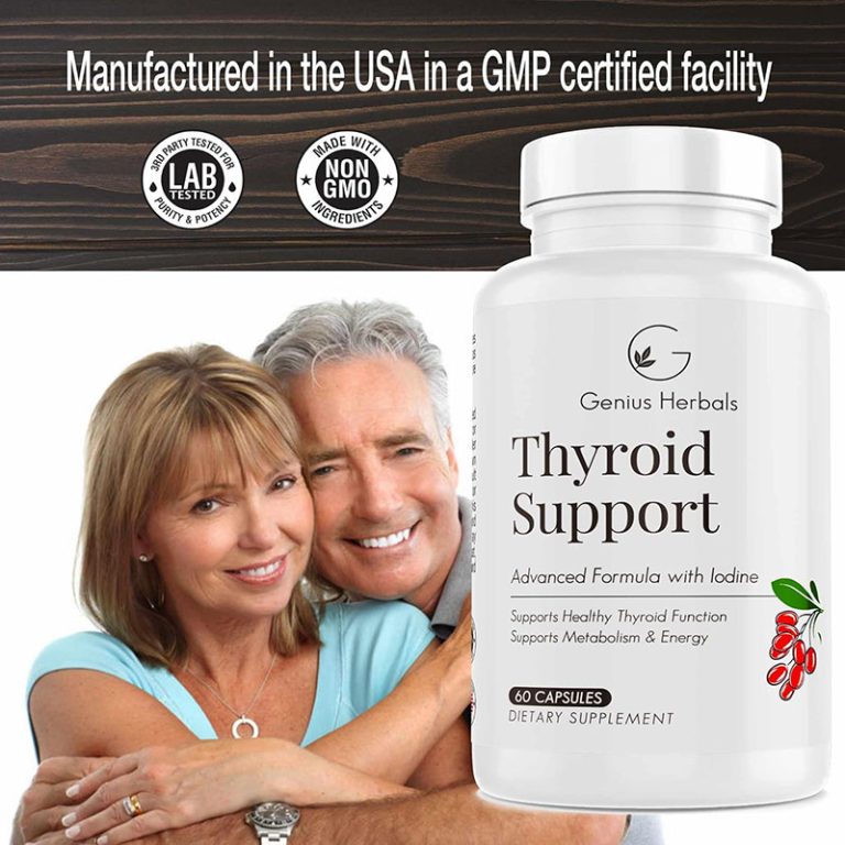 Genius Herbals Thyroid Support - 60 Capsules