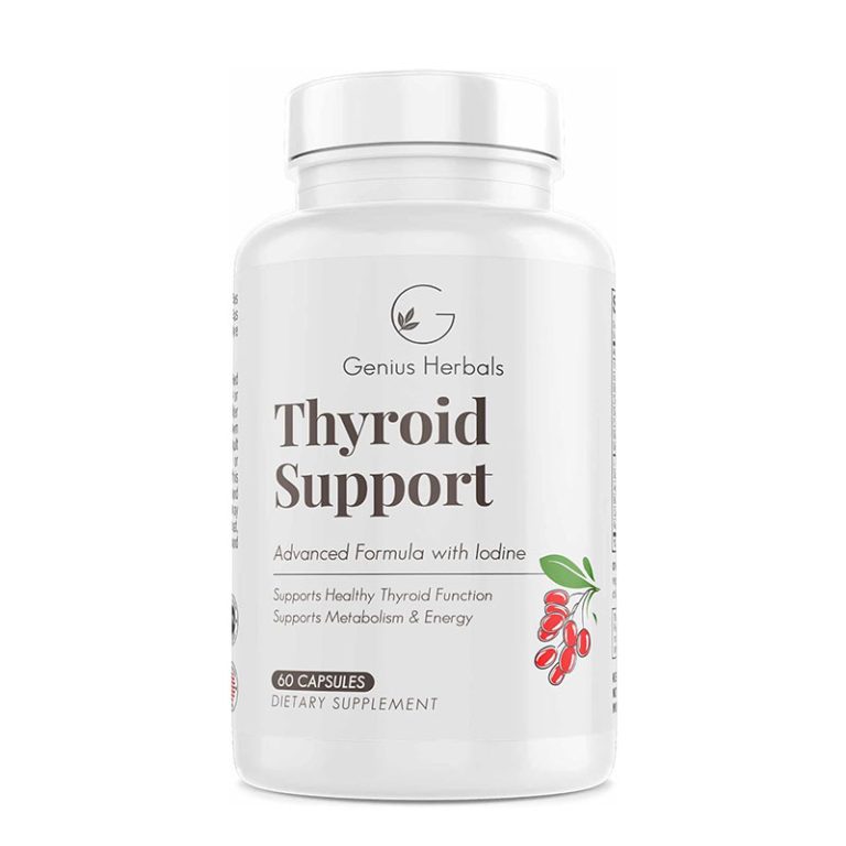 Genius Herbals Thyroid Support - 60 Capsules