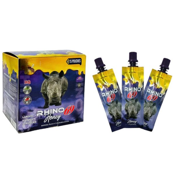 Rhino 69 Honey - 1Pouch 22gm*15