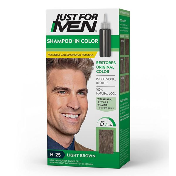 Just for Men Original Formula Hair Color H-25 Light Brown
