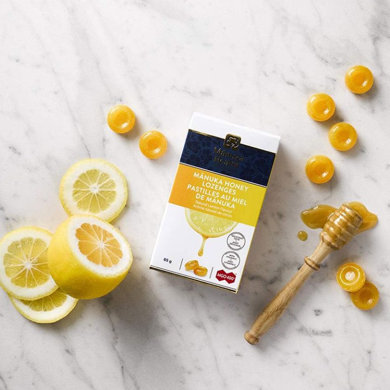 Manuka Health Manuka Honey Drops Lemon 15 Pack 65g