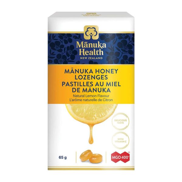 Manuka Health Manuka Honey Drops Lemon 15 Pack 65g