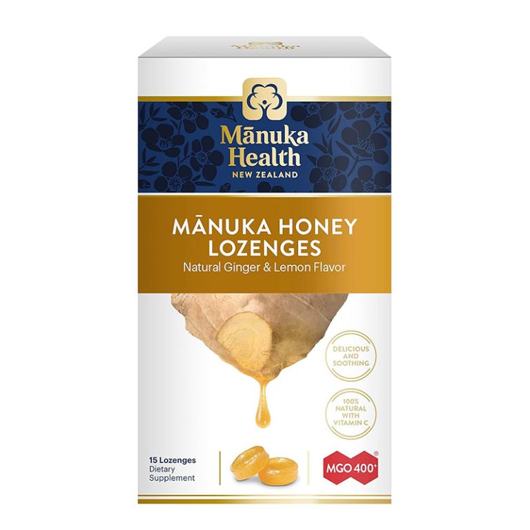 Manuka Health Manuka Honey Drops Lemon 15 Pack 65g