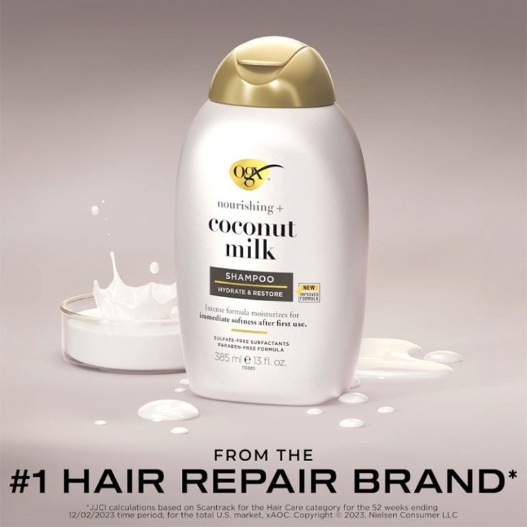 OGX Nourishing Coconut Milk Shampoo - 385ml