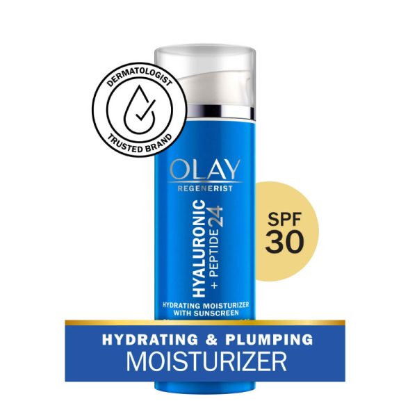 Olay Hyaluronic + Peptide 24 Face Moisturizer SPF 30 - 50ml