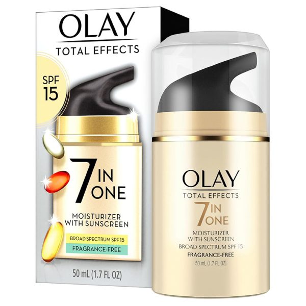 Olay Total Effects 7-in-One Fragrance Free Moisturizer with Sunscreen SPF 15 (50ml)