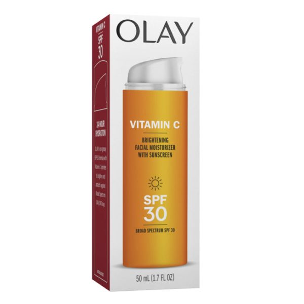 Olay Vitamin C Brightening Facial Moisturizer with Sunscreen SPF 30 - 50ml