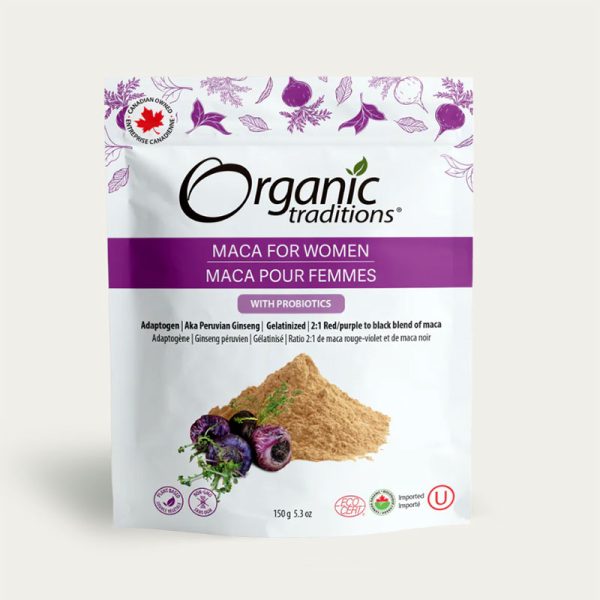 Organic Traditions Maca for Women with Probiotics - 150gm