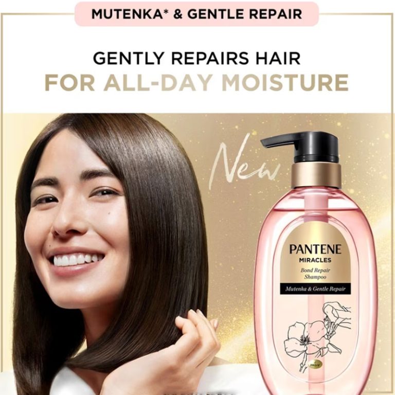 Pantene Miracles Bond Repair Shampoo with Mutenka & Gentle Repair - 440ml
