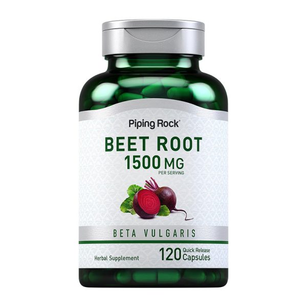 Piping Rock Beet Root 1500 mg - 120 Quick Release Capsules