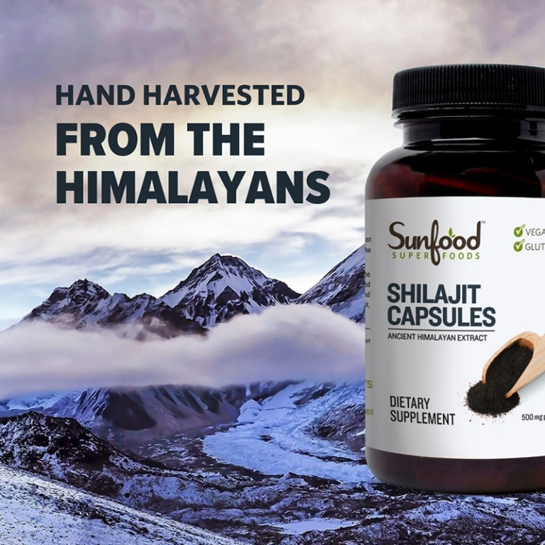 Sunfood Superfoods Shilajit 500mg - 90 Capsules