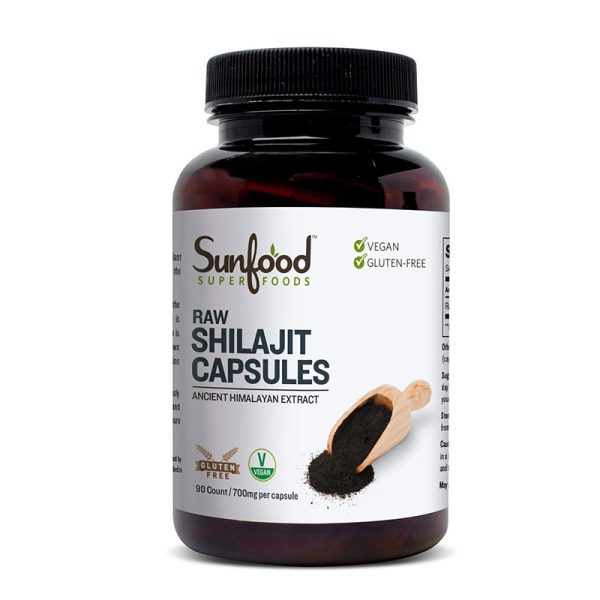 Sunfood Superfoods Shilajit 500mg - 90 Capsules