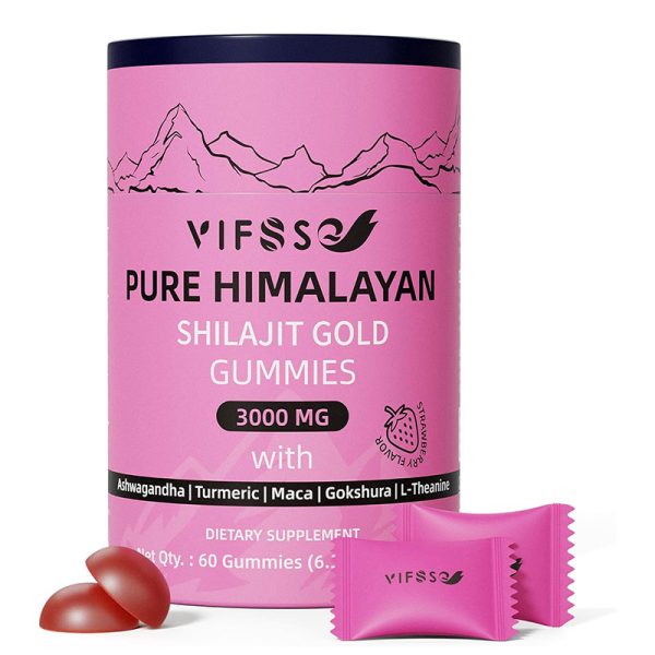 VIFSSG Pure Himalayan Shilajit Gold 3000mg - 60 Gummies