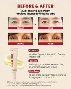 K-Secret Seoul 1988 Eye Cream : Retinal Liposome 4% + Fermented Bean 30ml