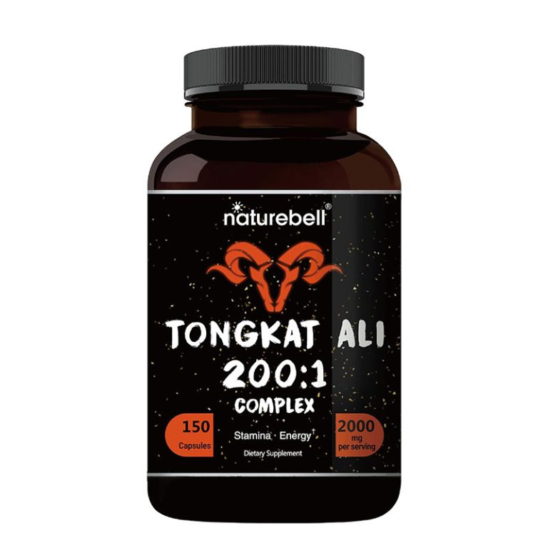 NatureBell Tongkat Ali 200:1 (Longjack) Extract - 150 Capsules