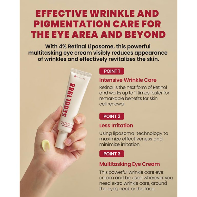 K-Secret Seoul 1988 Eye Cream : Retinal Liposome 4% + Fermented Bean 30ml
