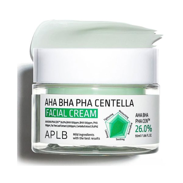 APLB Aha Bha Pha Centella Facial Cream – 55ml
