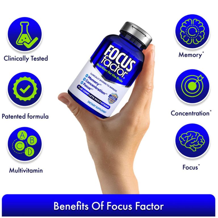 Focus Factor Nutrition For The Brain – 180 tablets