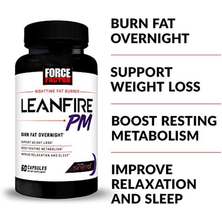 Force Factor LeanFire PM - 60 Vegetable Capsules