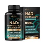 NUTRAHARMONY NAD+ Supplement with Resveratrol & Quercetin - 120 Capsules