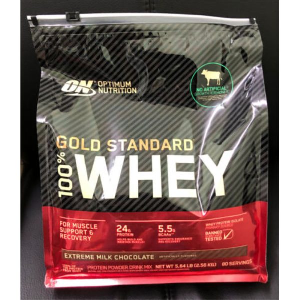OPTIMUM NUTRITION 100% GOLD STANDARD WHEY PROTEIN - 2.56KG