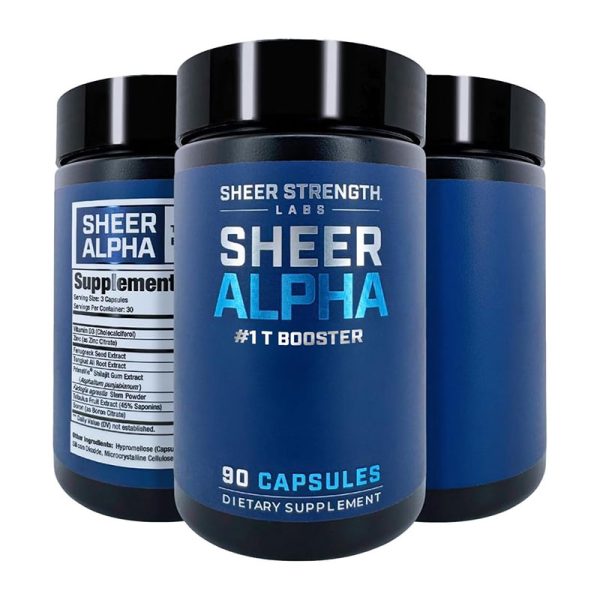 Sheer Strength Labs T-Booster for Men - 90 Capsules