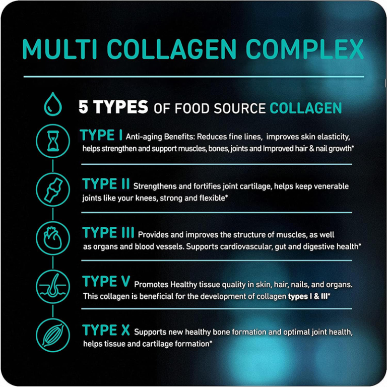 Vital Vitamins Multi-Collagen Complex - 150 Capsules