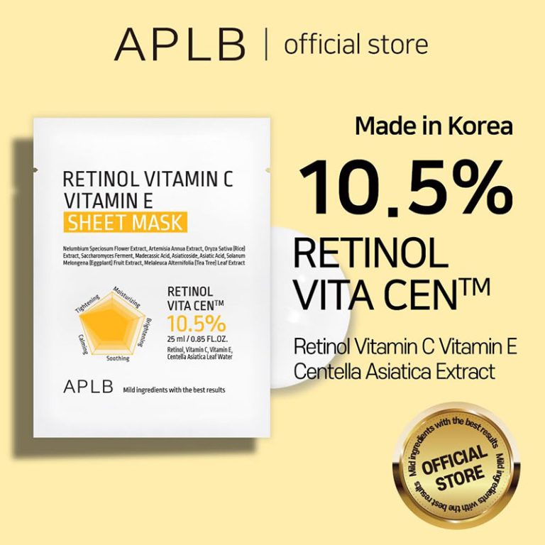 APLB Retinol Vitamin C Vitamin E Sheet Mask 25ml