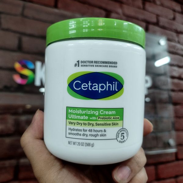 Cetaphil Moisturising Cream Ultimate with Prebiotic Aloe - 566gm