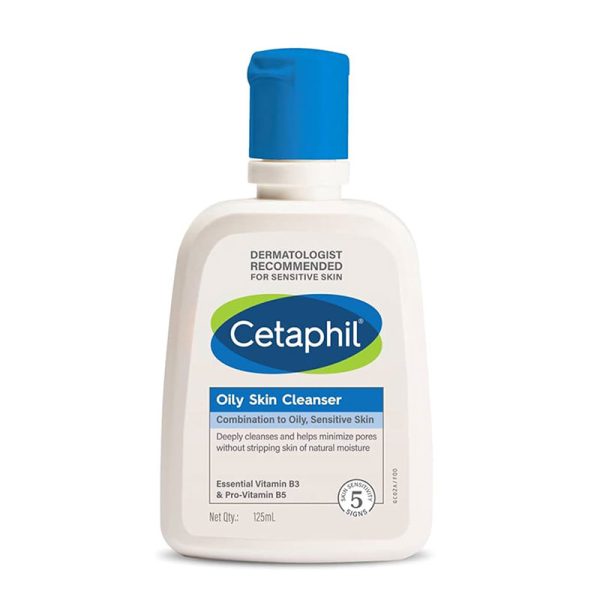 Cetaphil Oily Skin Cleanser For Oily To Combination Skin - 125ml