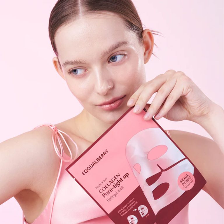 Eqqualberry Collagen Pore-Tight Up Hydrogel Mask 30g x4ea