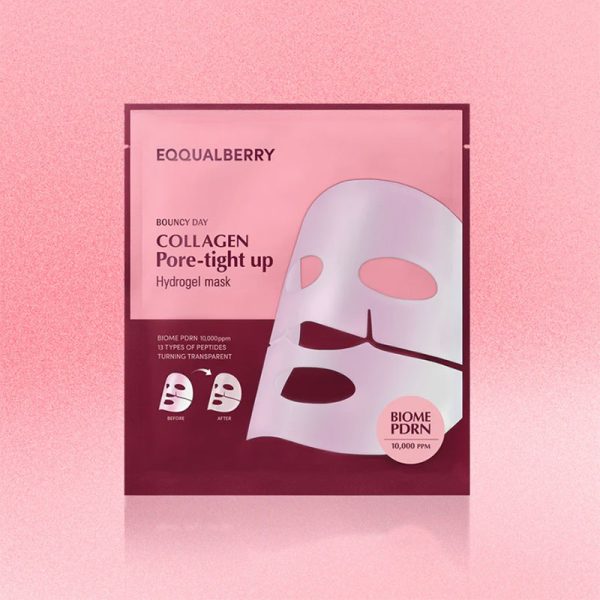 Eqqualberry Collagen Pore-Tight Up Hydrogel Mask 30g x4ea