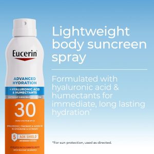 Eucerin Advanced Hydration SPF 30 Sunscreen Spray - 170gm