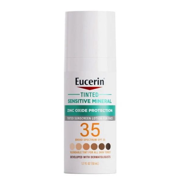 Eucerin Tinted Sensitive Mineral SPF 35 Face Sunscreen 50ml