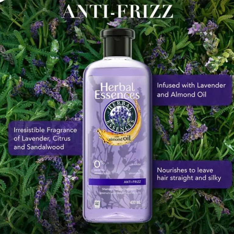 Herbal Essences Lavender & Almond Oil Anti-Frizz Shampoo - 400ml