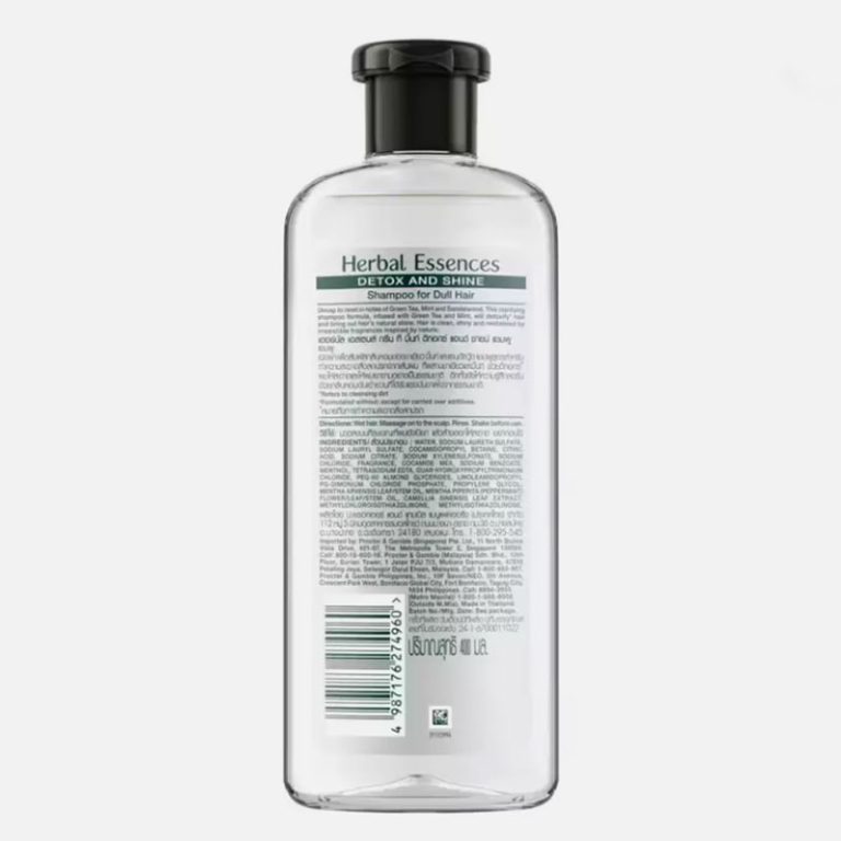 Herbal Essences Shampoo Green Tea Mint Detox Shine - 400ml