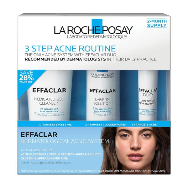 LA Roche-Posay 3 Step Acne Routine