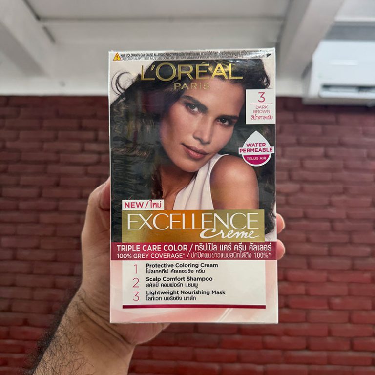L’Oreal Excellence Creme Permanent Hair Dye 3 Dark Brown