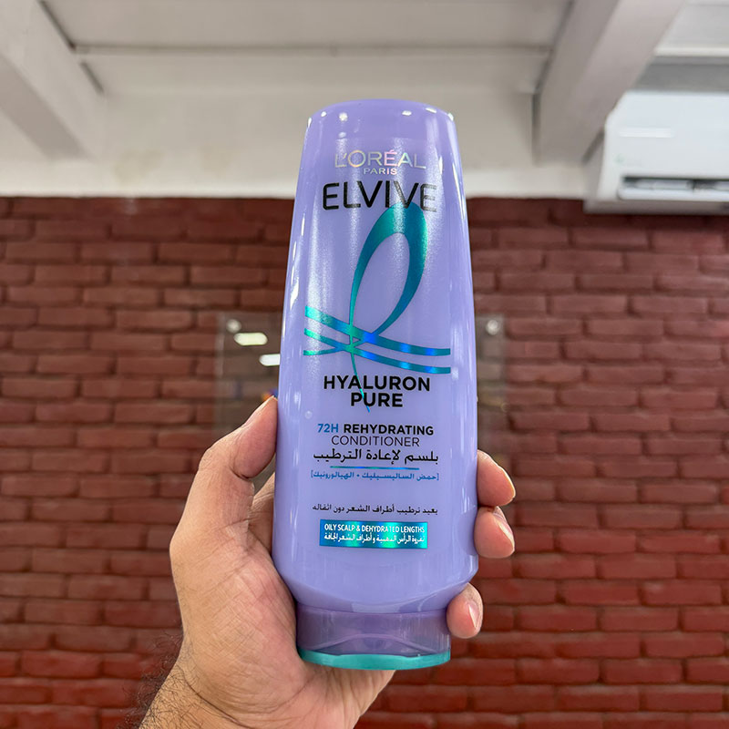L'Oreal-Paris-Elvive-Hyaluron-Pure-72H-Rehydrating-Conditioner-360ml L'Oreal Paris Elvive Hyaluron Pure 72H Rehydrating Conditioner 360ml