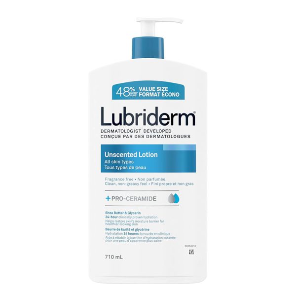 Lubriderm Unscented Lotion - 710ml