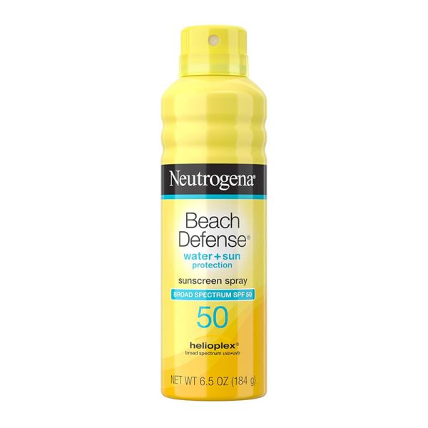 Neutrogena Beach Defense Water + Sun Protection Sunscreen Spray Broad Spectrum SPF 50 - 184g
