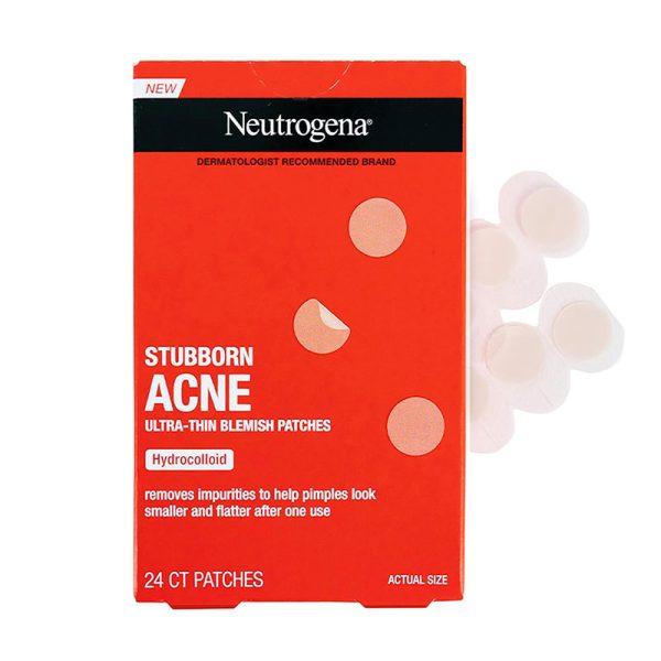 Neutrogena Stubborn Acne Ultra-Thin Blemish Patches, 24 Patches