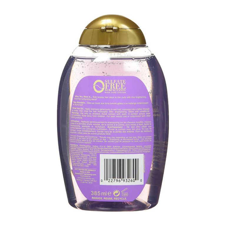 OGX Lavender Luminescent Platinum Shampoo 385ml