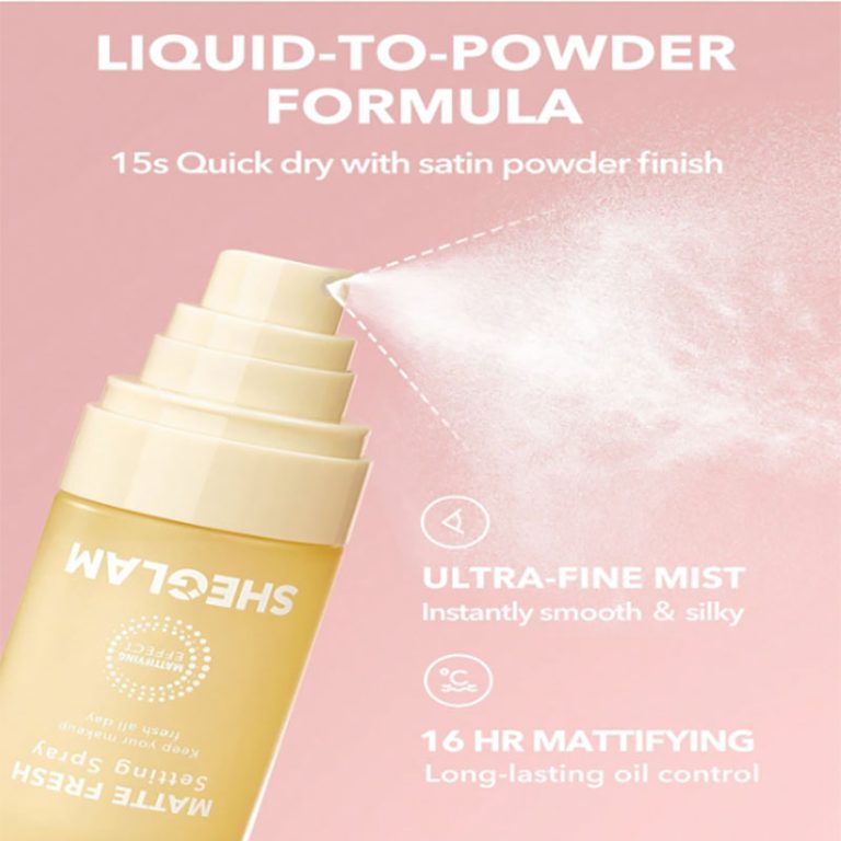 SHEGLAM Matte Fresh Setting Spray - 55ml